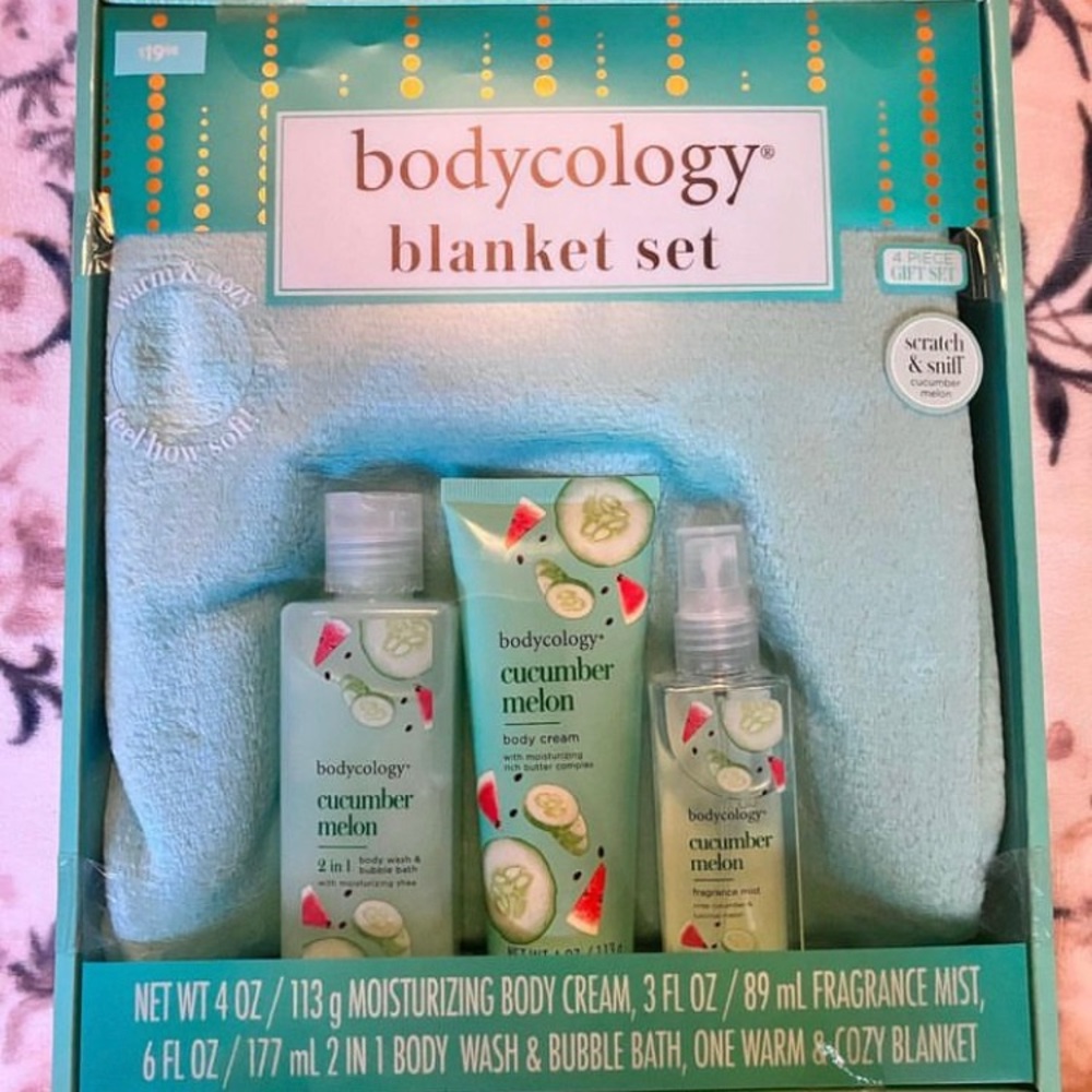 Bodycology Blanket Set - Cucumber Melon